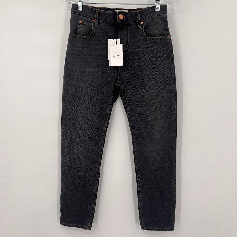 Isabel Marant Cliff Faded Black Jeans Women's  USA Size 26-27 NWT